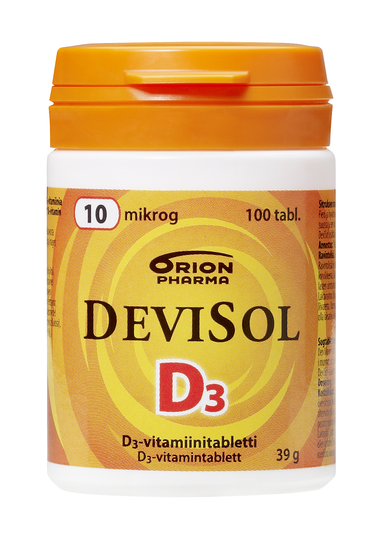 Devisol 10 mikrog 100 imeskelytabletti