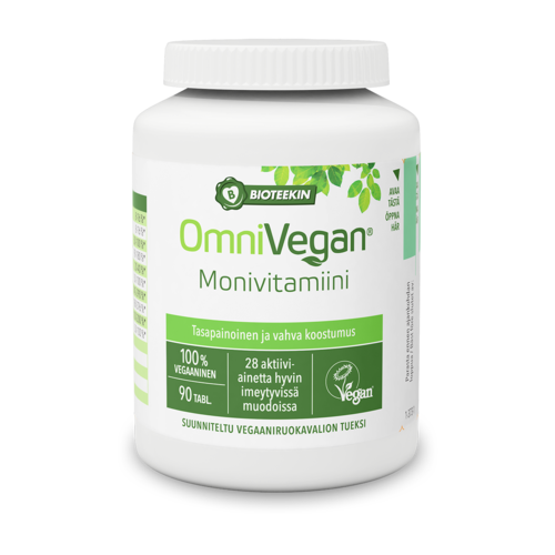 OmniVegan Monivitamiini 90 tablettia