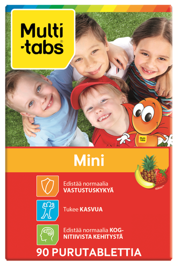 Multi-Tabs Mini Tutti frutti 90 purutabl