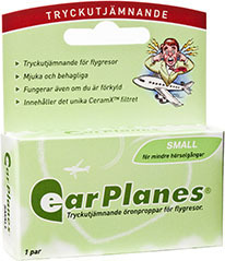 EarPlanes Korvatulpat 1 pari (Koko: pieni)