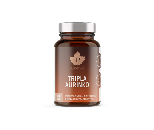 Puhdistamo Tripla Aurinko, 60 kaps.
