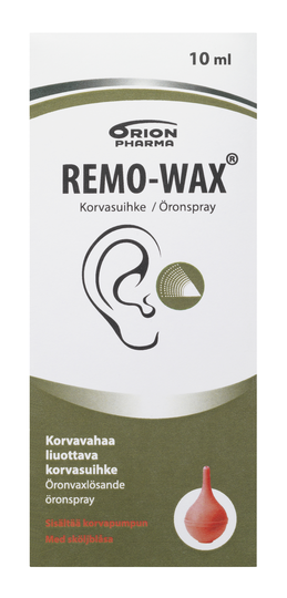 Remo-Wax korvasuihke + pumppu 10 ml