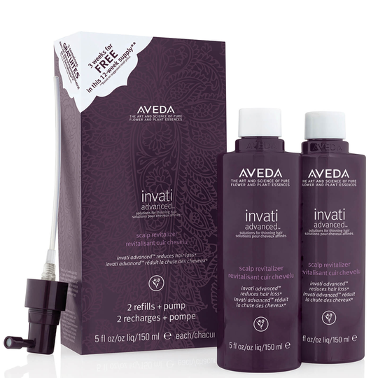 Aveda Invati Advanced Scalp Revitalizer -hiuspohjanhoitoainesetti 2 x 150ml