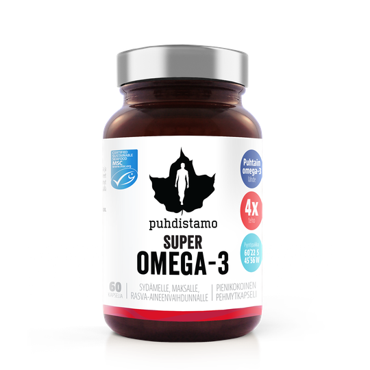 Puhdistamo Super Omega-3 60 kpl