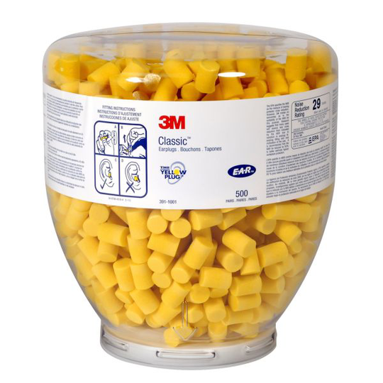 3M E-A-R Classic Korvatulpat täyttöastiassa, 500 paria