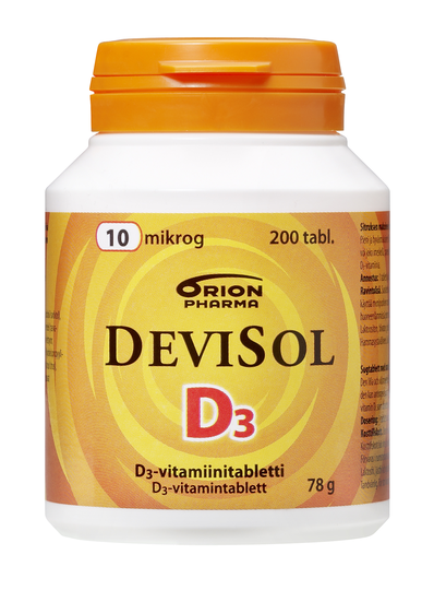 Devisol 10 mikrog 200 imeskelytabletti