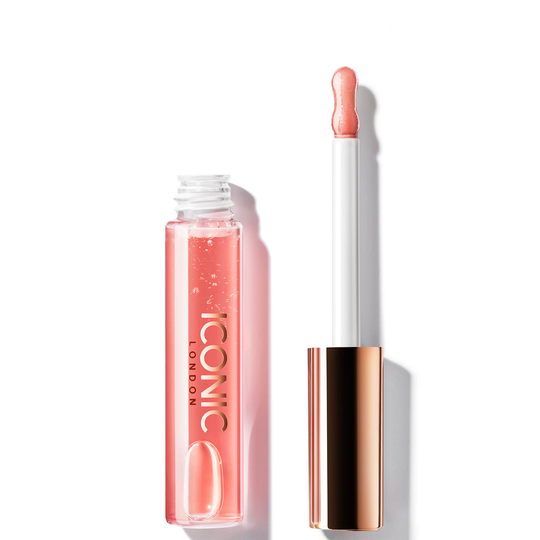 ICONIC London Lustre Lip Oil -huuliöljy, 6 ml (useita sävyjä) - She's a Peach