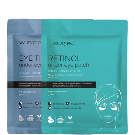 BeautyPro AM/PM Eye Routine -paketti (6 paria)