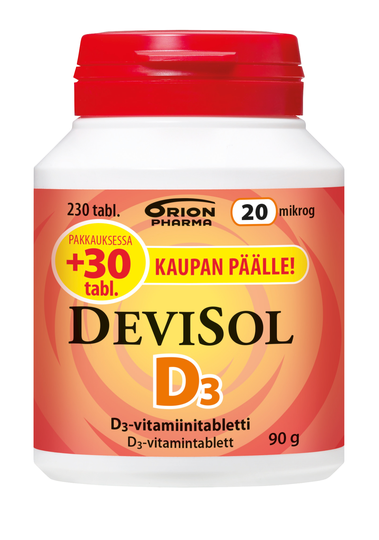 Devisol 20 mikrog 230 imeskelytabletti