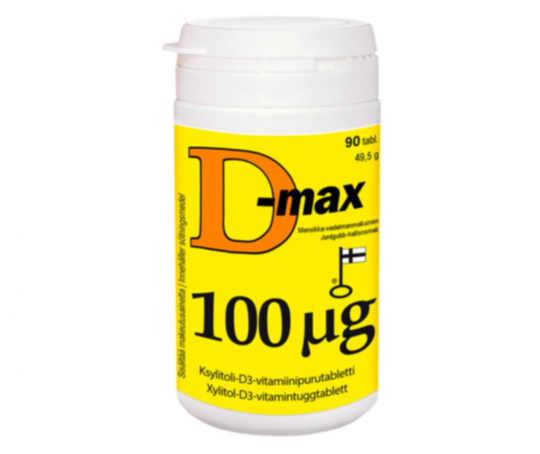 D-max 100µg, Mansikka-Vadelma