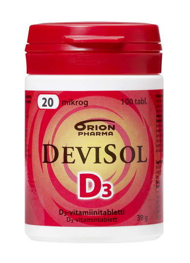 Devisol 20 mikrog 100 imeskelytabletti