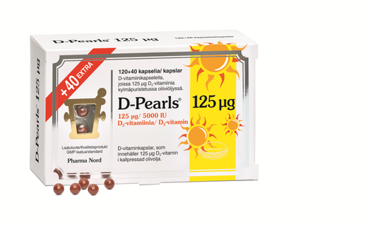 Pharma Nord D-Pearls 125 mikrog 160 kpl