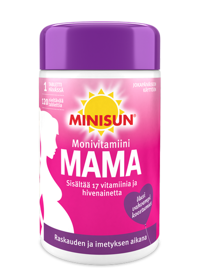Minisun Monivitamiini Mama 120 tablettia