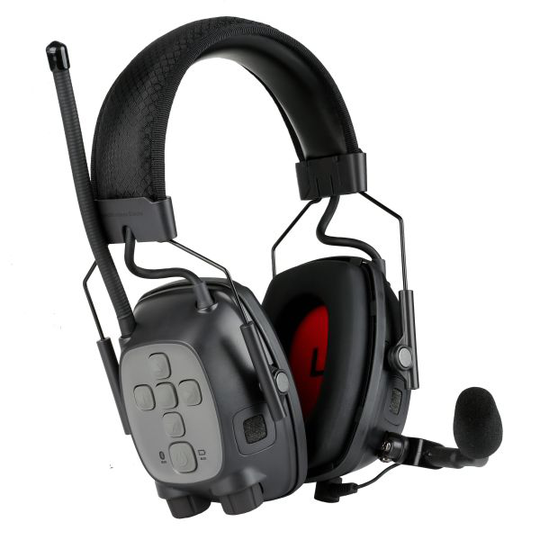 Howard Leight Sync Electo Kuulosuojain päälakisangalla , Bluetoothilla ja ympäristönkuuntelulla