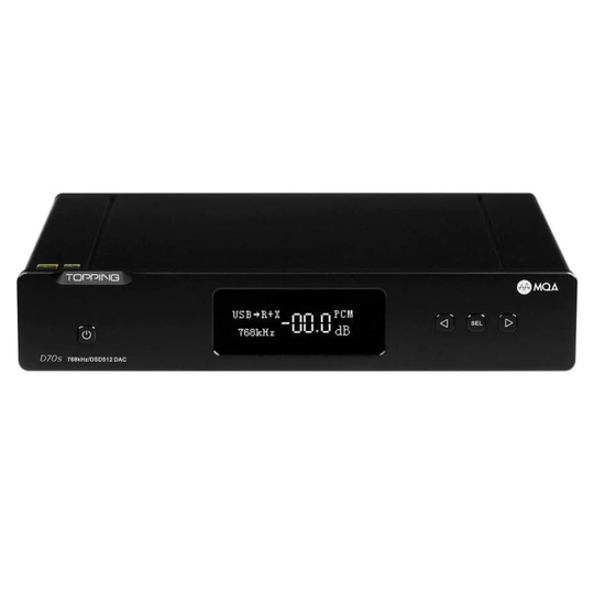 Topping D70s DAC, musta