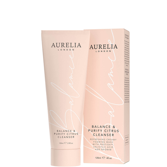 Aurelia London Balance & Purify Citrus Cleanser -puhdistusaine, 120 ml