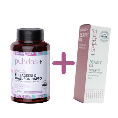 Puhdas+ Kollageeni&Hyaluronihappo 120 kpl