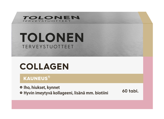 Tolonen Collagen 60 kaps ihon, hiusten ja kynsien hyvinvointiin