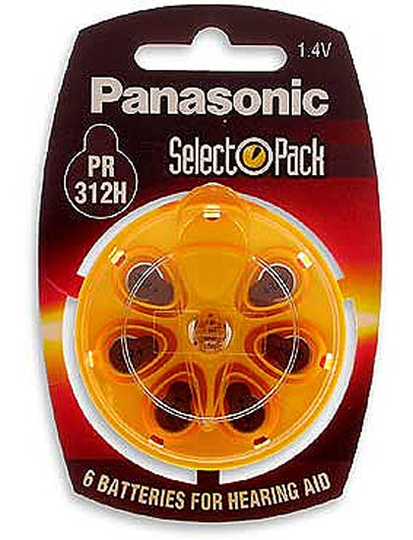 Panasonic pr 312 6 kpl ilmasinkkiparisto