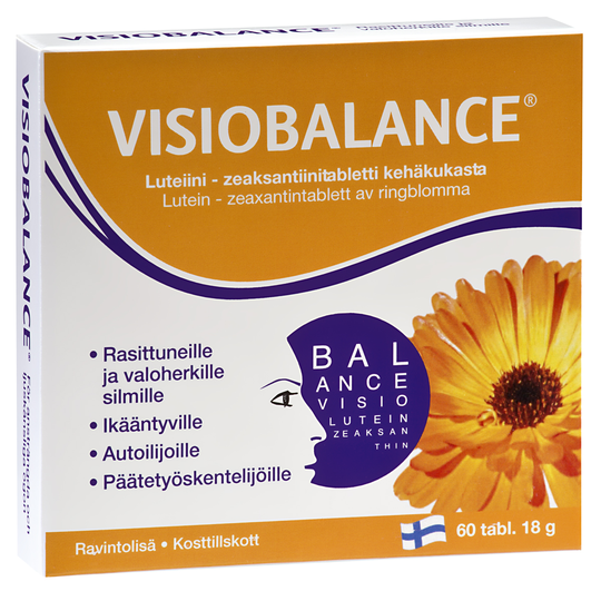 Visio balance 60 tabl / 18 g luteiini-zeaksantiini