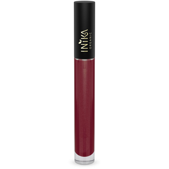 INIKA Certified Organic Lip Glaze (Various Shades) - Cherry