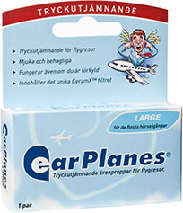 EarPlanes Korvatulpat 1 pari (Koko: iso)