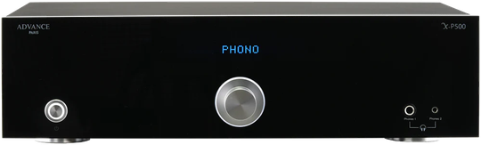 Advance Acoustics X-P500 esivahvistin, D/A-muunnin, kuulokevahvistin, musta